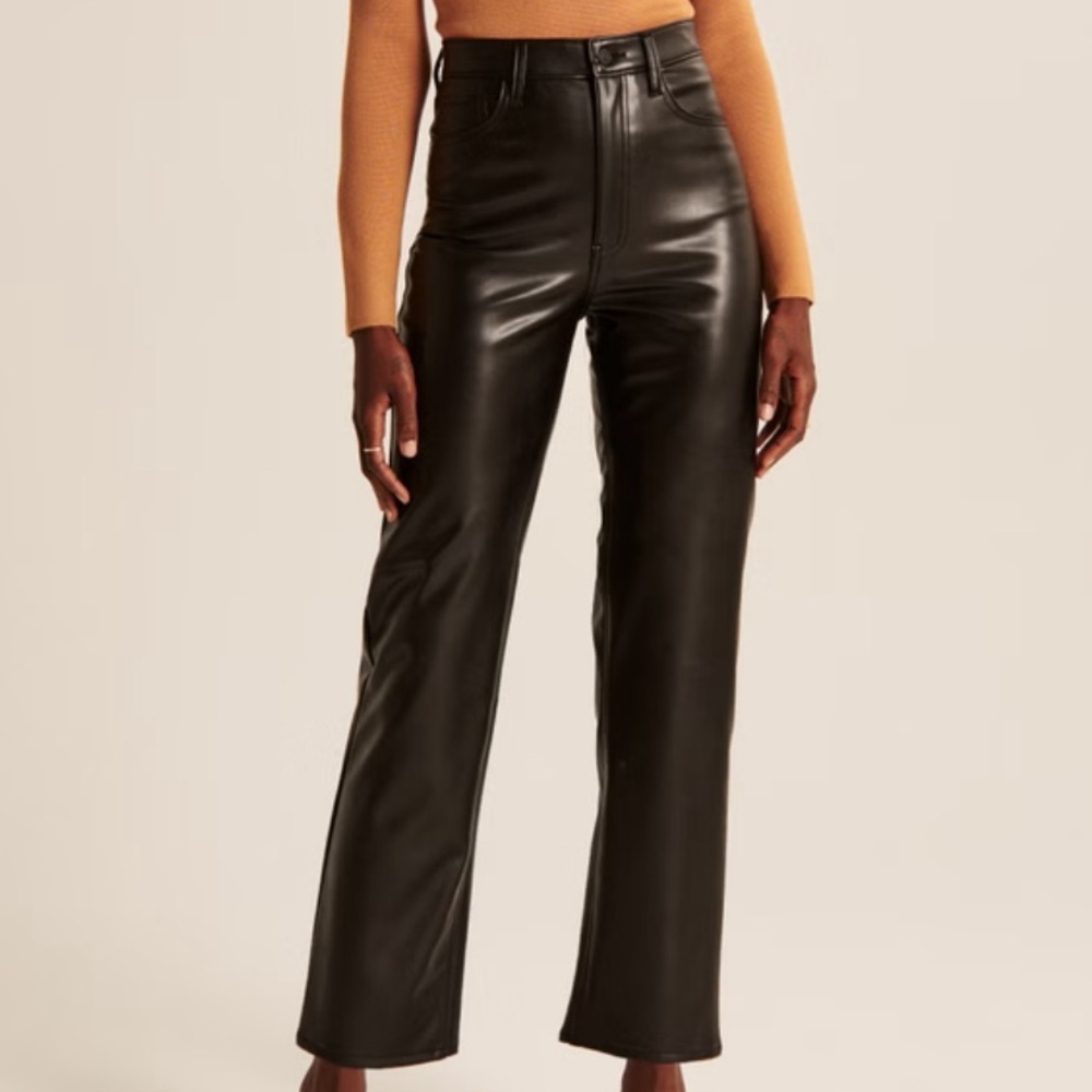 Abercrombie & Fitch Black Straight Leg Pants